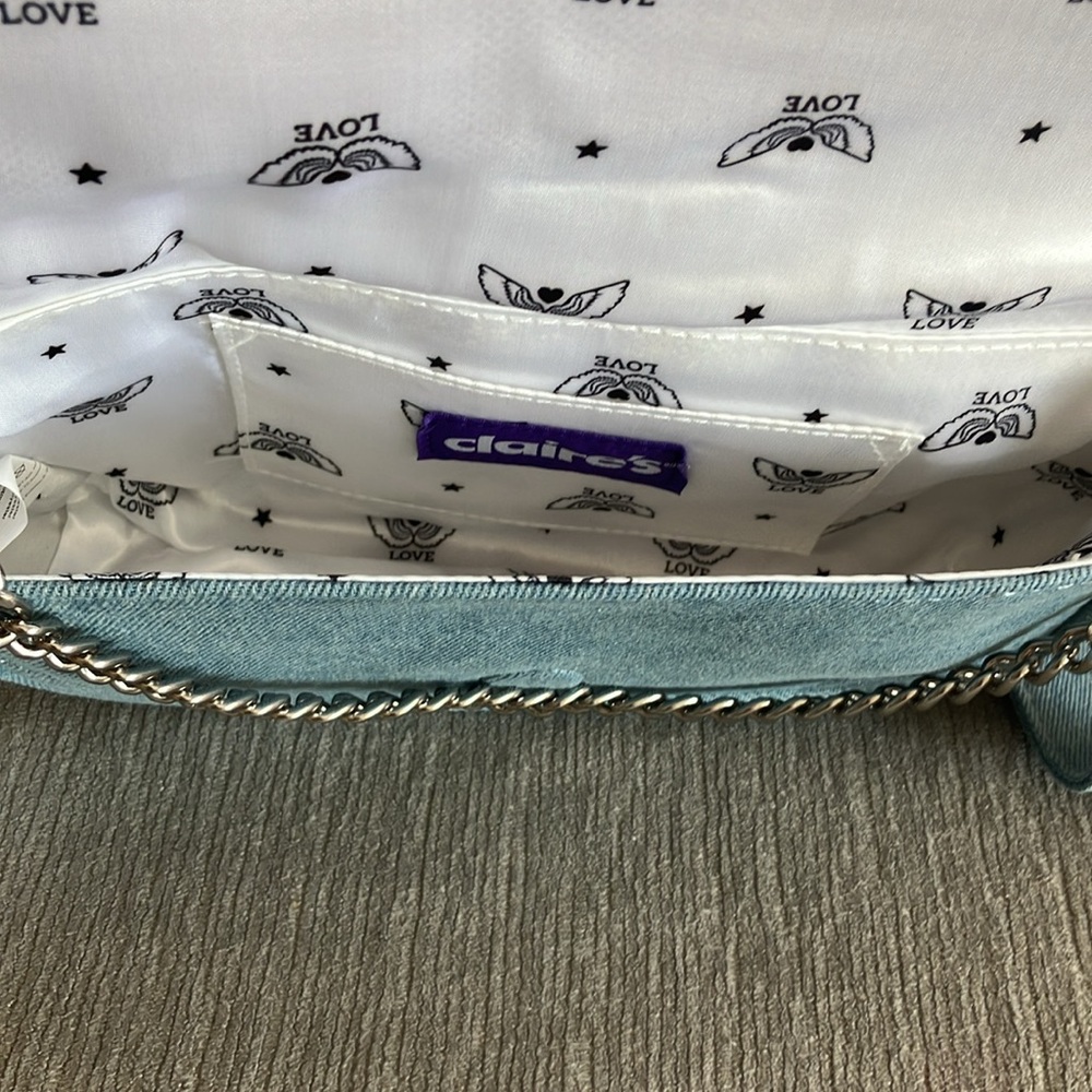 Claire’s Blue Denim Shoulder Bag - Picture 12 of 17